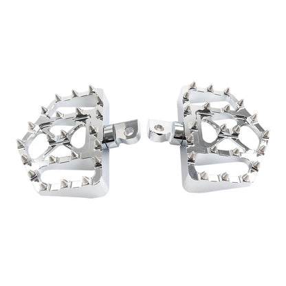Wide MX Style Footpegs for Harley Touring Sportster Softail Dyna