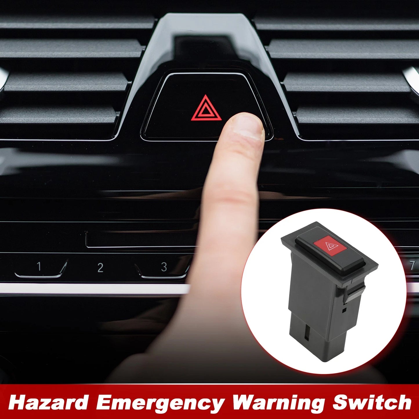 Hazard Warning Flasher Switch for Emergency Signal Light Button (No.8433289110)