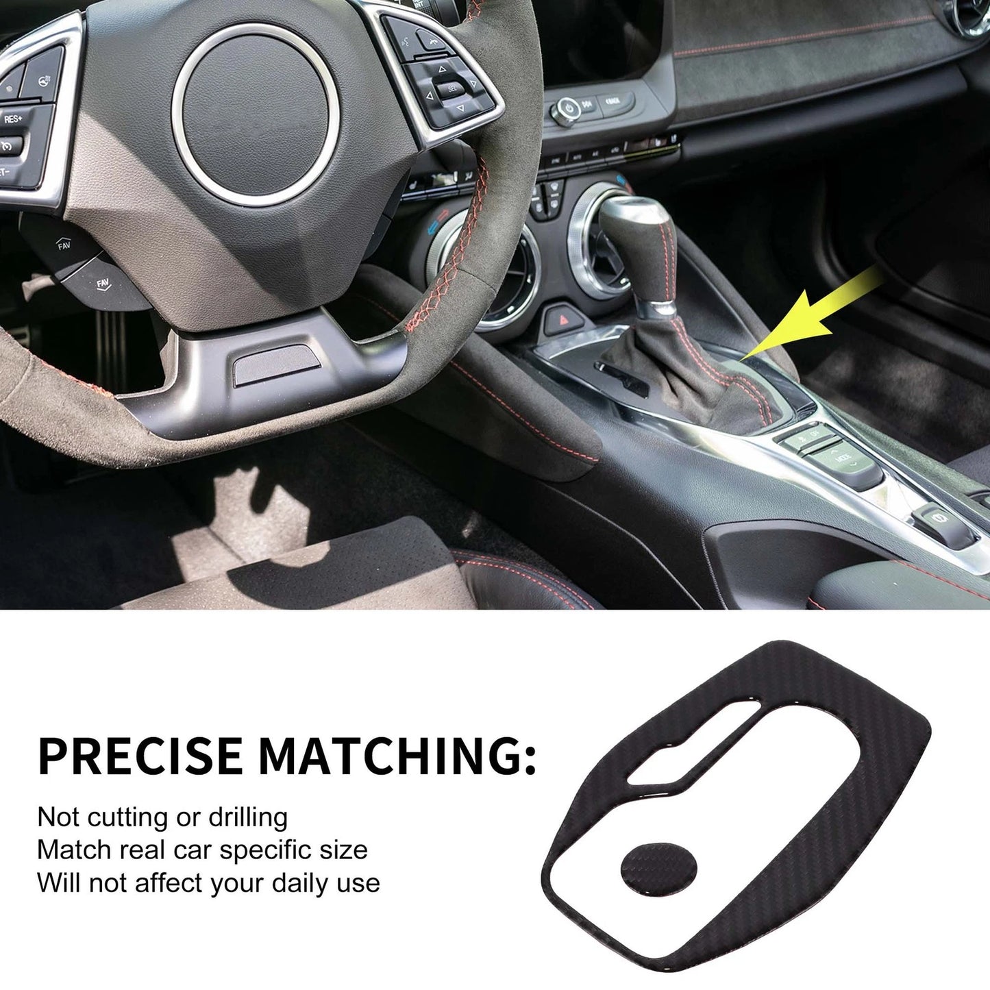 Gear Shift Box Panel Decal for Chevrolet Camaro ZL1 (2016-2023)