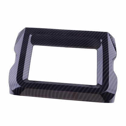 Carbon Fiber Navigation Panel Cover Trim for Jeep Wrangler JL JLU (2018-2023)