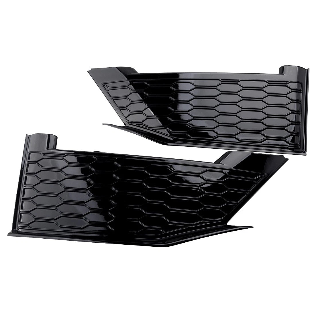 Glossy Black Fog Light Covers for Honda Civic Sedan (2016-2021)