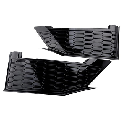 Glossy Black Fog Light Covers for Honda Civic Sedan (2016-2021)