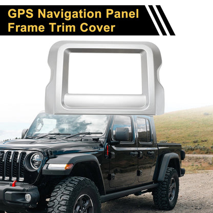 GPS Navigation Panel Frame Trim Cover for Jeep Wrangler JL JLU (2018-2023)