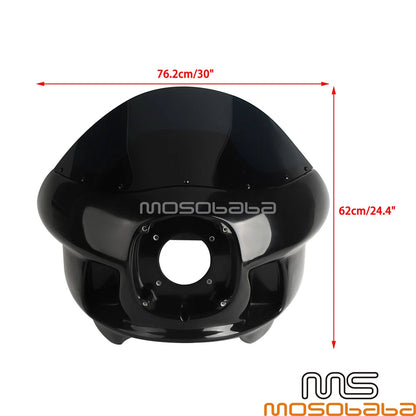Upper Fairing, Windshield & LED Headlight for Harley Softail FXBBS FXLRST (2018-2023)