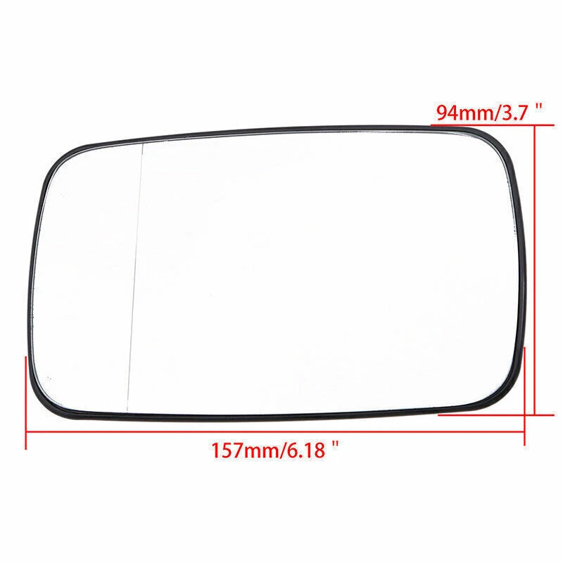 2 x Heated Wing Mirror Glass for BMW E46 Sedan & Wagon (1998-2006)