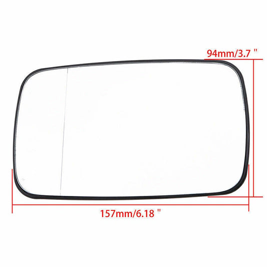 2 x Heated Wing Mirror Glass for BMW E46 Sedan & Wagon (1998-2006)
