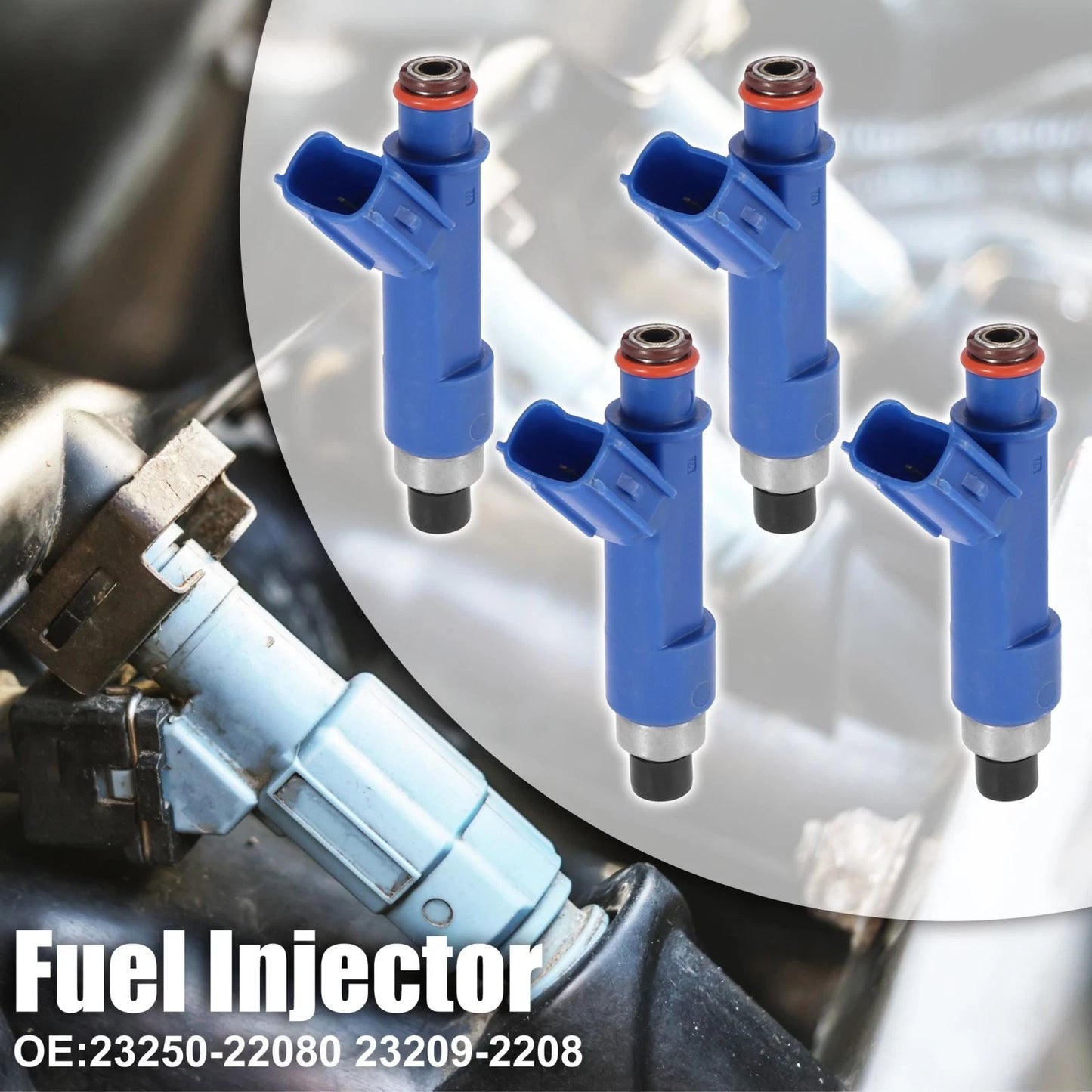 4pcs Fuel Injector for Toyota Corolla Pontiac Vibe 1.8L (2004–2008)