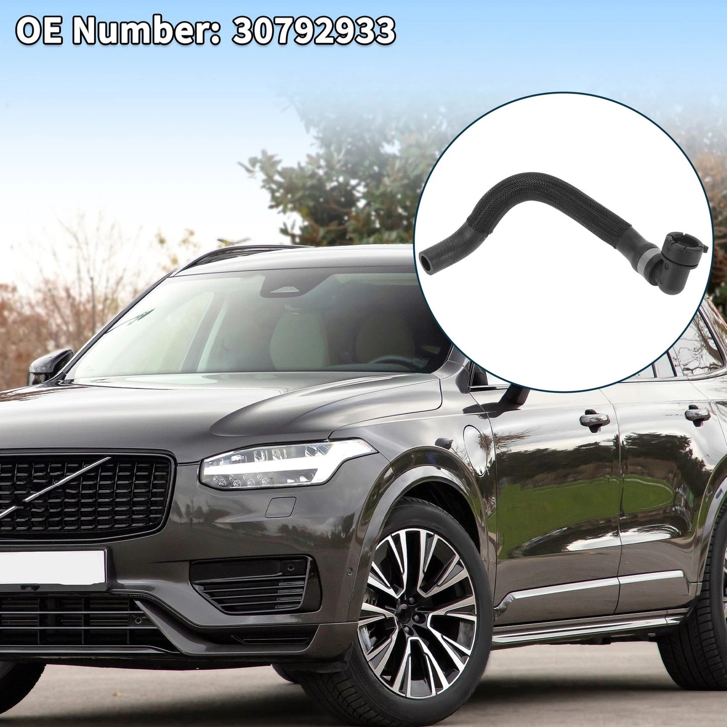 Radiator Hose Warm Air Inlet Pipe for Volvo XC90 (2007-2014)
