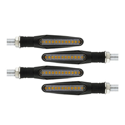 4 x Universal Motorcycle LED Amber Turn Signal Lights for Bike