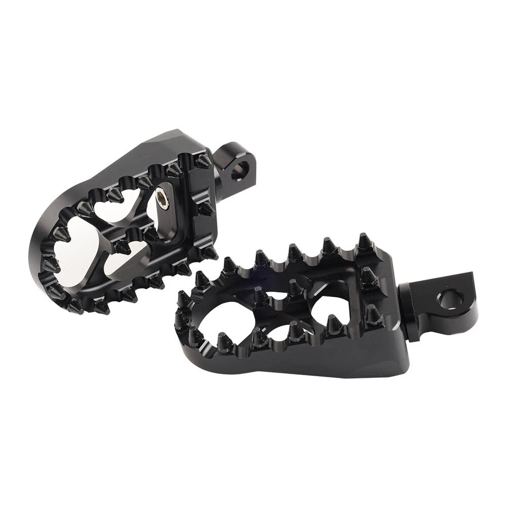 CNC Wide Fat Foot Pegs for Harley Dyna, Sportster, Fatboy