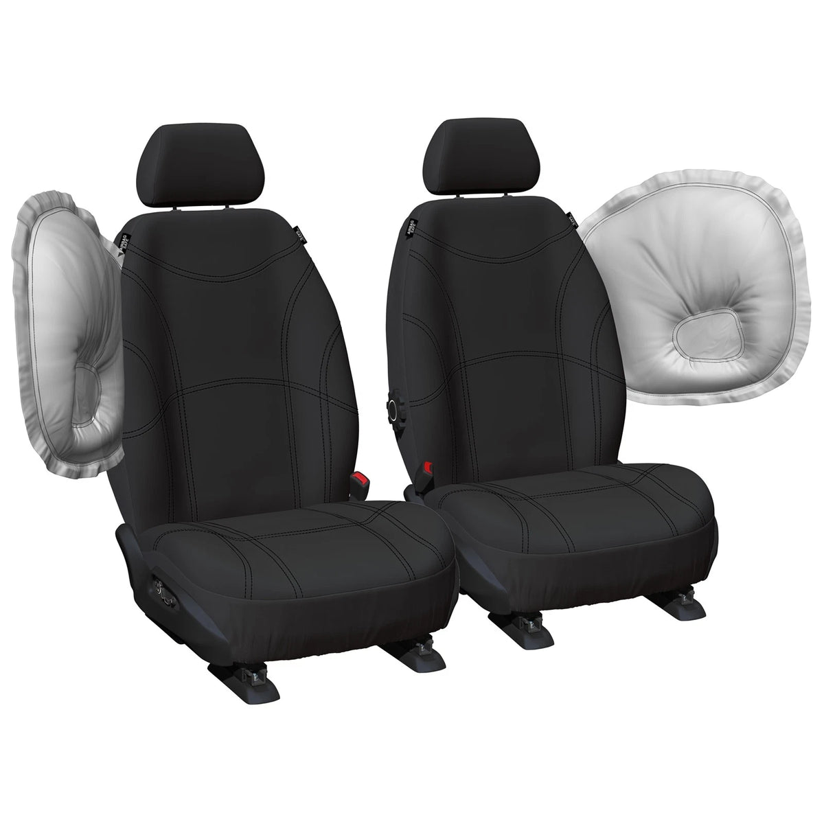 Front Neoprene Car Seat Covers for Landcruiser UZJ200 VDJ200 (2007–2009)