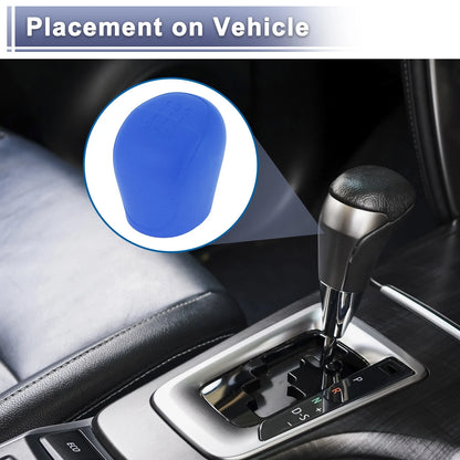 Blue Silicone Gear Shift Knob Cover for Ford C-Max (2007-2021)