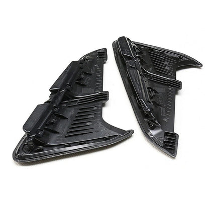 Real Carbon Fiber Side Fenders Air Vent Cover Trim For BMW X3 X3M X4M 2018-2019
