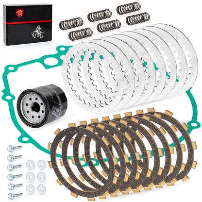 Clutch Friction/Steel Plates Kit w/ Gasket for Yamaha YZF-R6S (2006–2009)