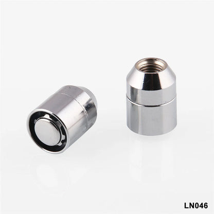 4 x Steel Wheel Nuts M12x1.5C & Key Anti-Theft Lock for Honda Toyota