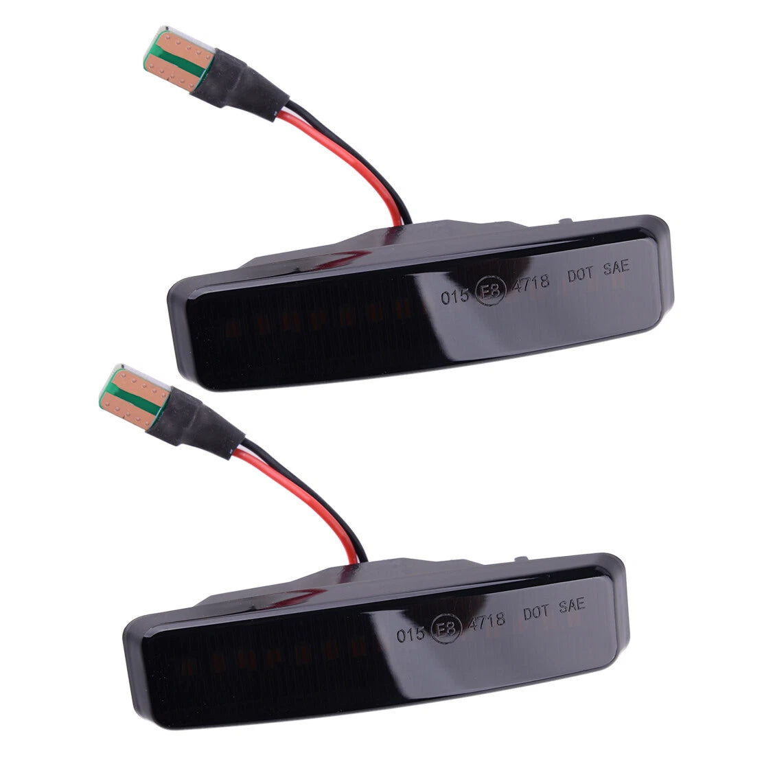 Smoked LED Side Marker Turn Signal Lights for BMW E39 5-Series (1995-2003)