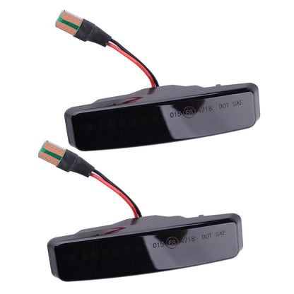Smoked LED Side Marker Turn Signal Lights for BMW E39 5-Series (1995-2003)