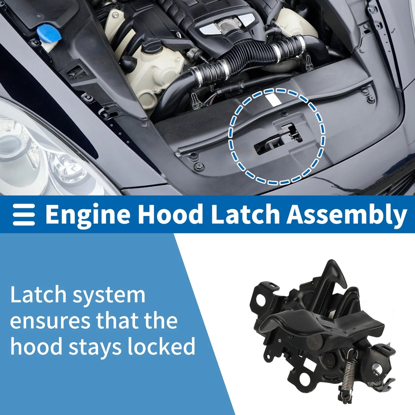 Bonnet Latch Assembly for Toyota Corolla (2007-2014) 1 x Unit