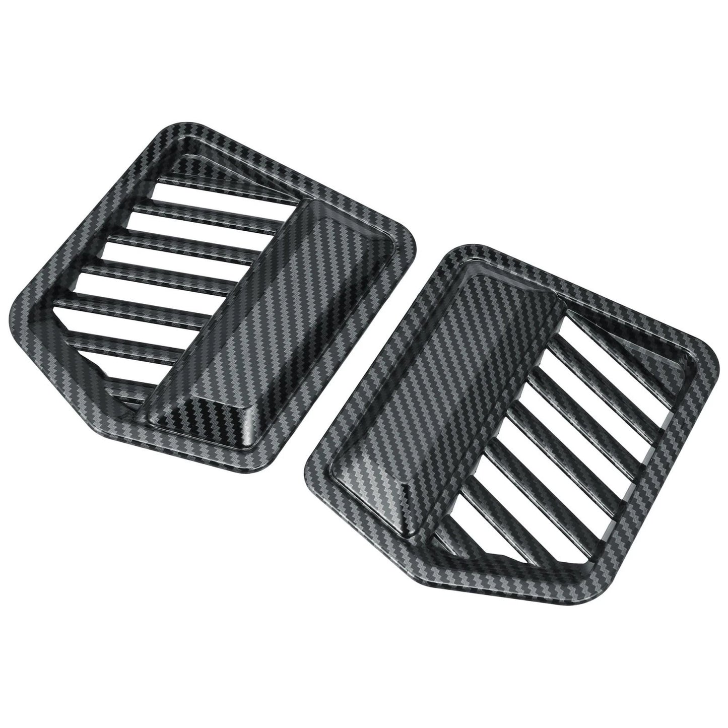 2 x ABS Car Side Air Conditioning Vent Outlet Trim for Ford F-150 (2015-2019)
