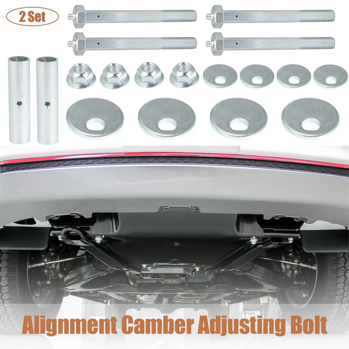 Front Alignment Camber Caster Adjusting Bolts for Toyota Tacoma 4WD (2005-2023)
