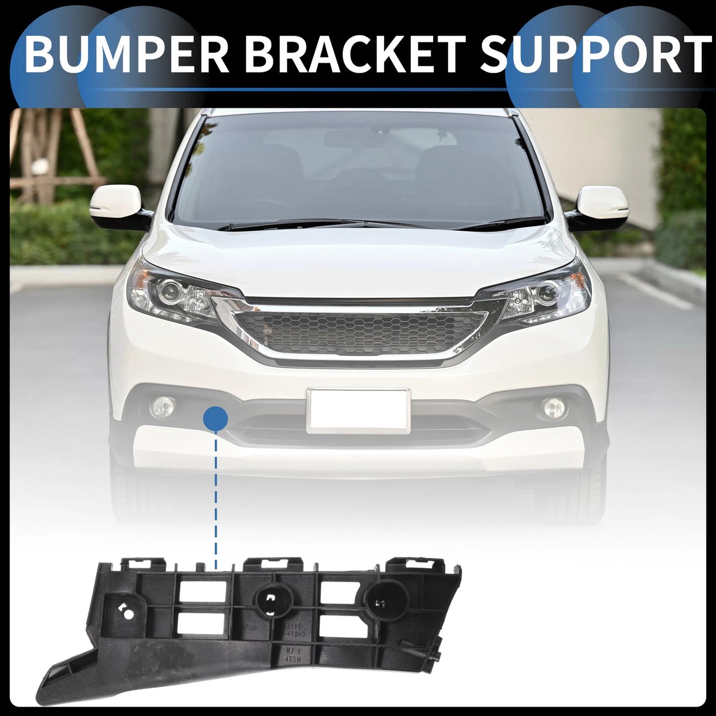 Left Front Bumper Retainer Bracket for Toyota Prius (2010-2015)