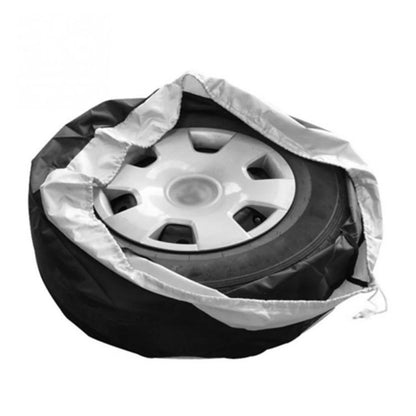 4 x Waterproof Spare Tire Storage Covers for Car - Fits Most Models