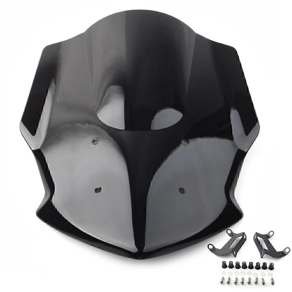 Motorcycle Windshield Mounting Kit for Yamaha MT-07 (2018-2020) Black