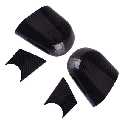 Carbon Fiber Side Mirror Base Cover Trim for Jeep Wrangler Gladiator