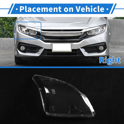 Front Right Headlight Lens Cover for Toyota Prado (2003-2009)