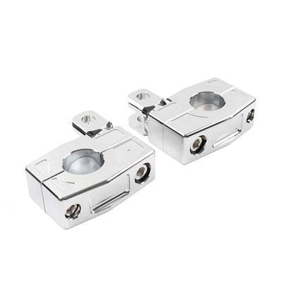 25MM Foot Peg Rest Clamp Bracket for Harley Crash Bar