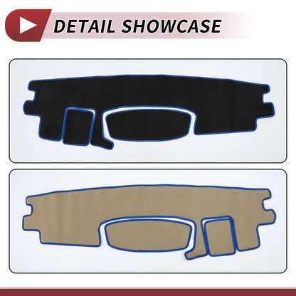 Dashboard Cover Mat for Toyota Roomy Tank (2016-2020) - Black Blue