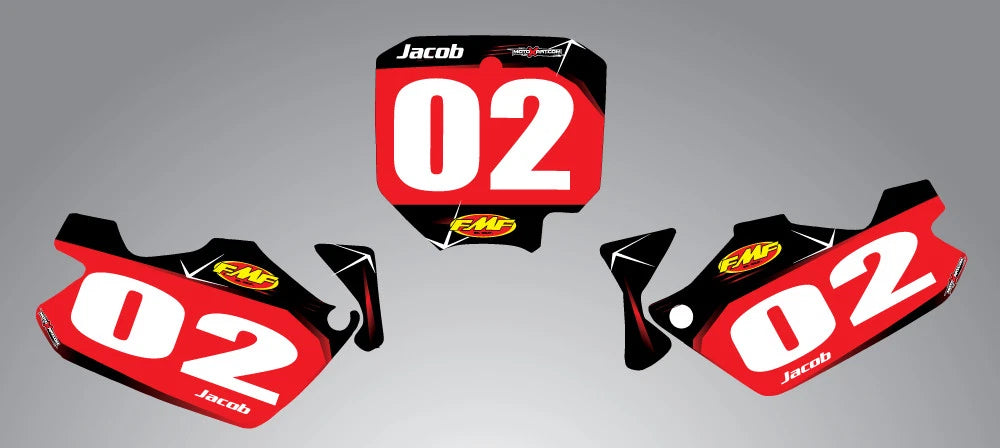 Custom Barbed Style Sticker Kit for Honda CR 85 (2003-2013)