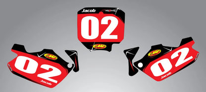 Custom Barbed Style Sticker Kit for Honda CR 85 (2003-2013)