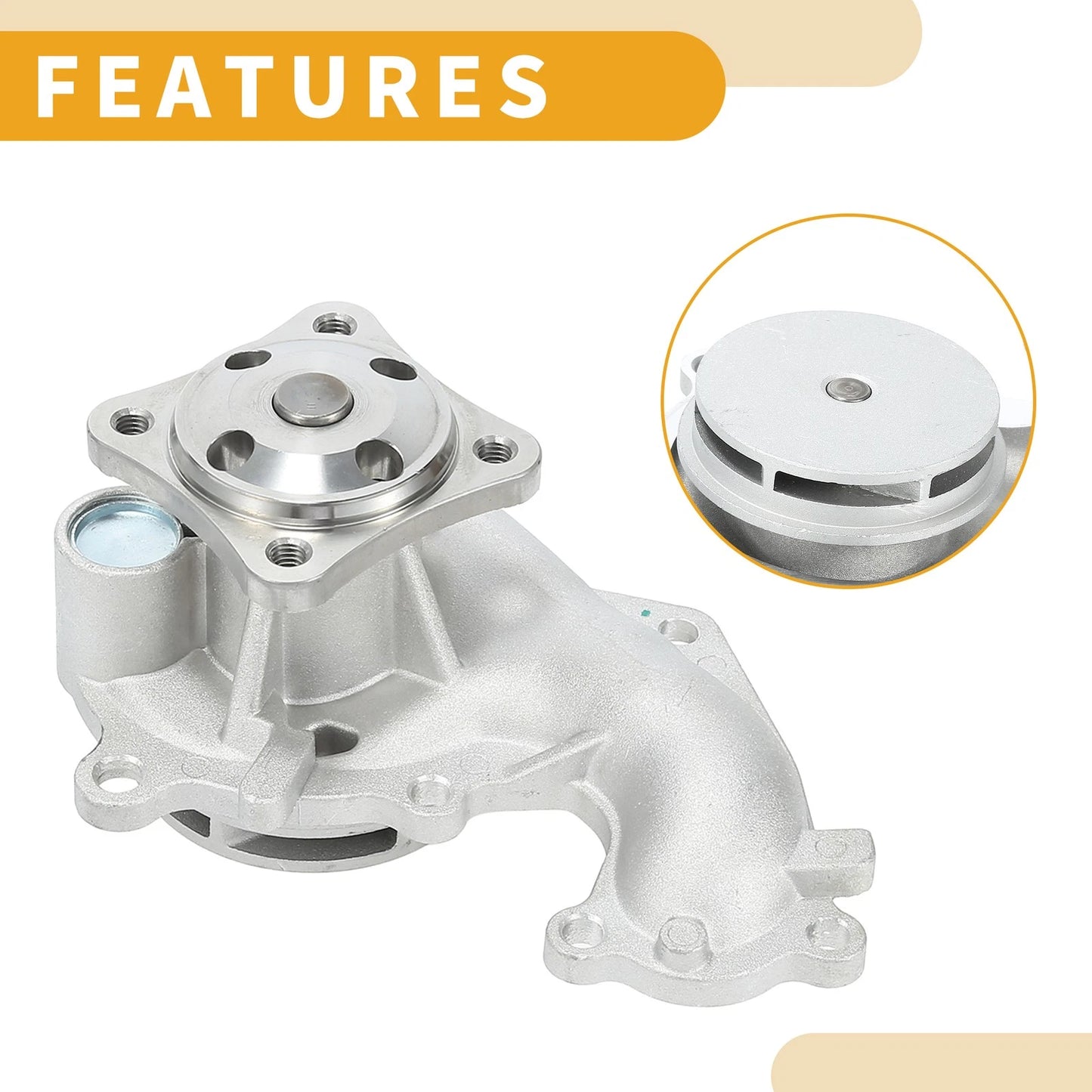 Water Pump with Gasket for Ford Focus (1999)
