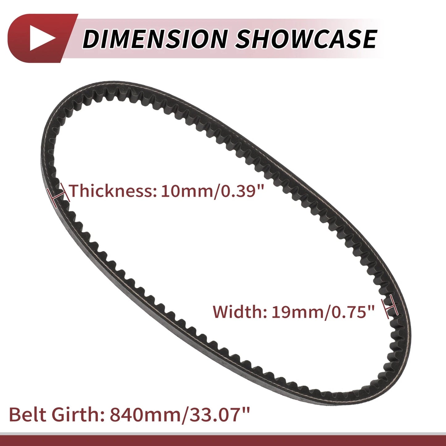 Drive Belt V-Belt for Honda PCX125 125cc (2010-2012)