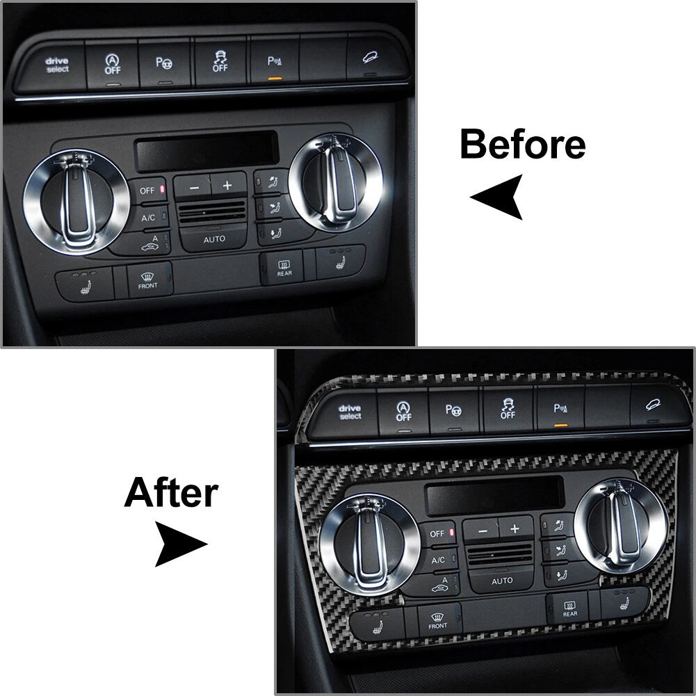Center Console Air Condition CD Panel Cover Trim for Audi Q3 (2013-2018)