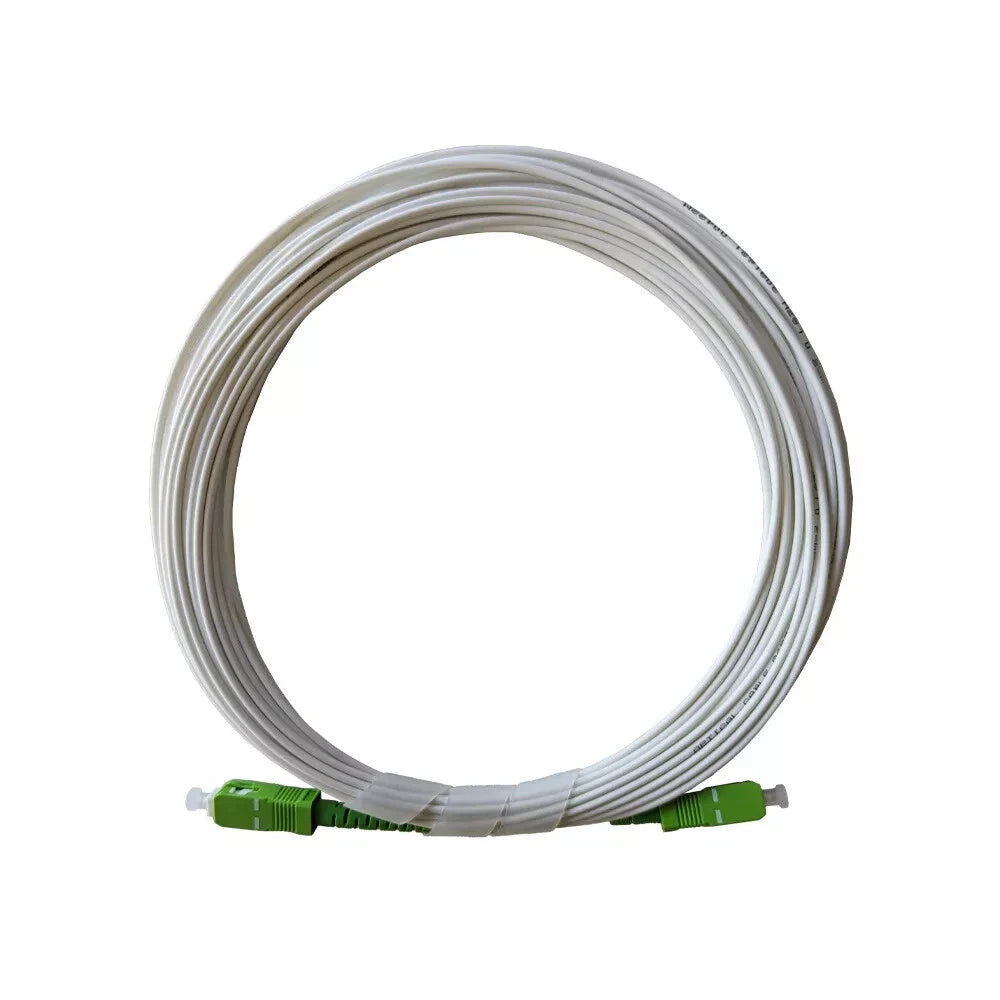 SC/APC-SC/APC 9/125 G657A2 SX 2.0mm LSZH White Fibre Optic Patch Cord