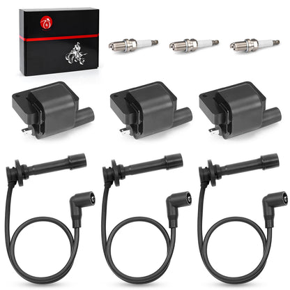 Ignition Coil & Spark Plug Kit for Kawasaki Mule PROFX/FXR/FXT KAF820