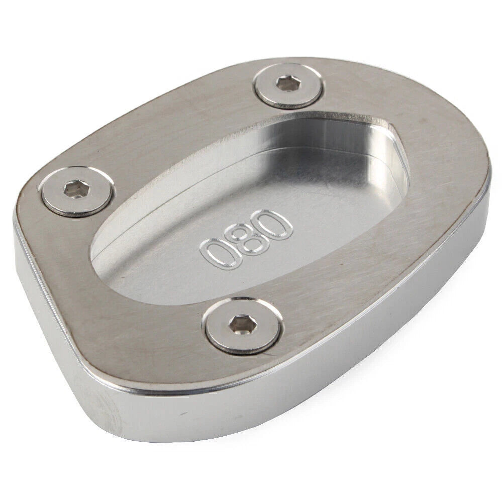Kickstand Side Stand Enlarger Plate for Speed Twin 1200 (2019-2021) Silver