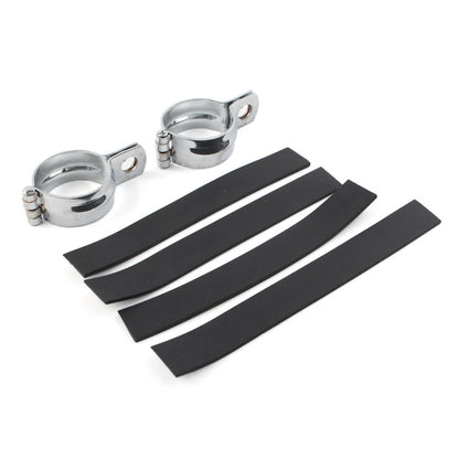 2 x Motorcycle Front Fork Clamp Turn Signal Light Mount Brackets for Make & Model