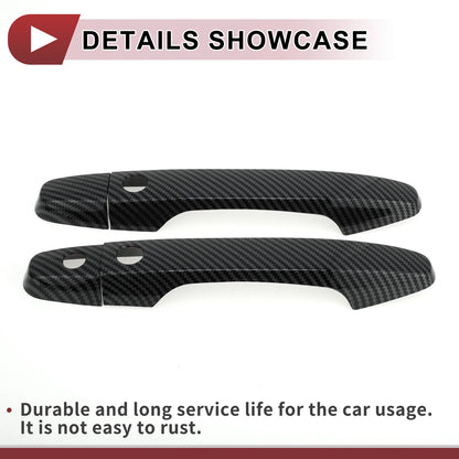 Car Door Handle Cover Set for Honda CR-V (2012-2016) Black ABS