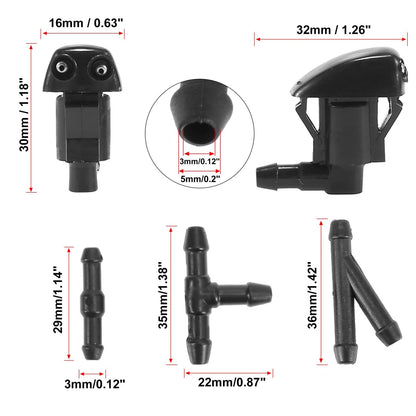 Front Windshield Washer Nozzles for Toyota Sienna
