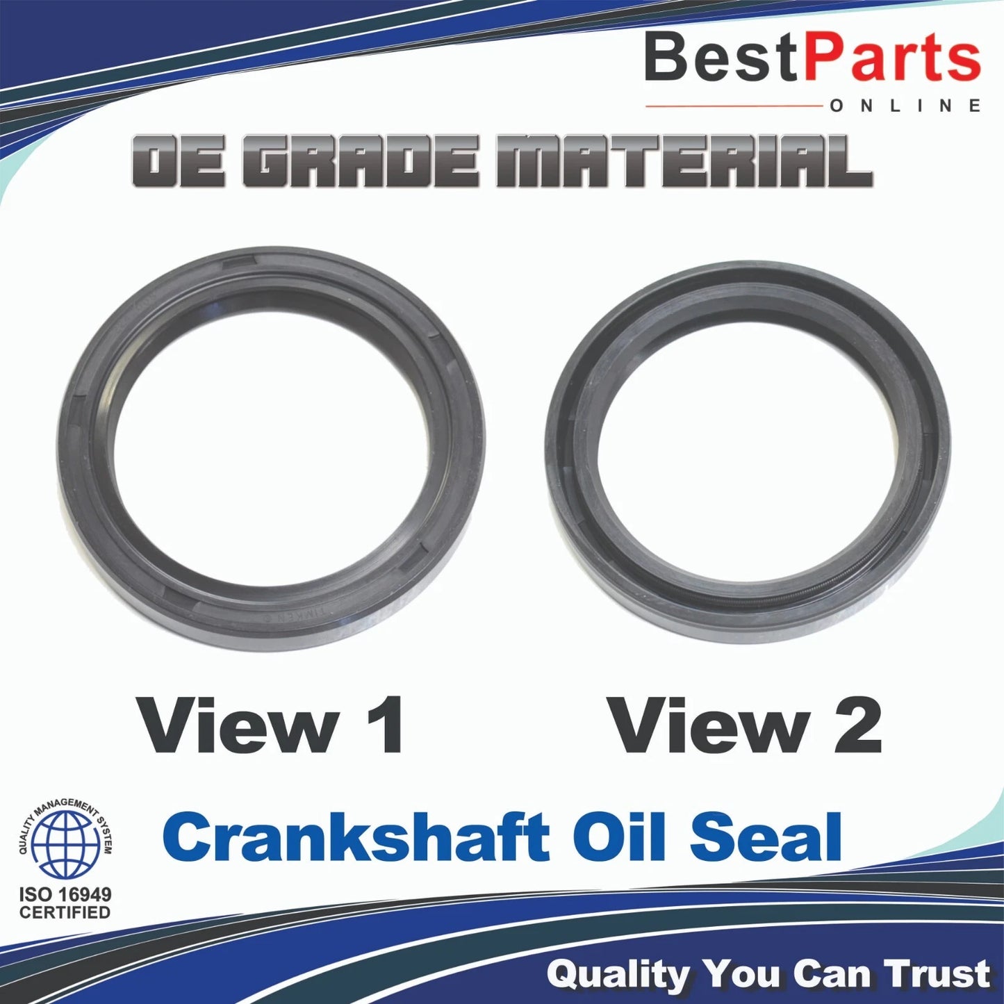 Crankshaft Seal for Audi, Dodge, Jeep, Kia, Ram, VW