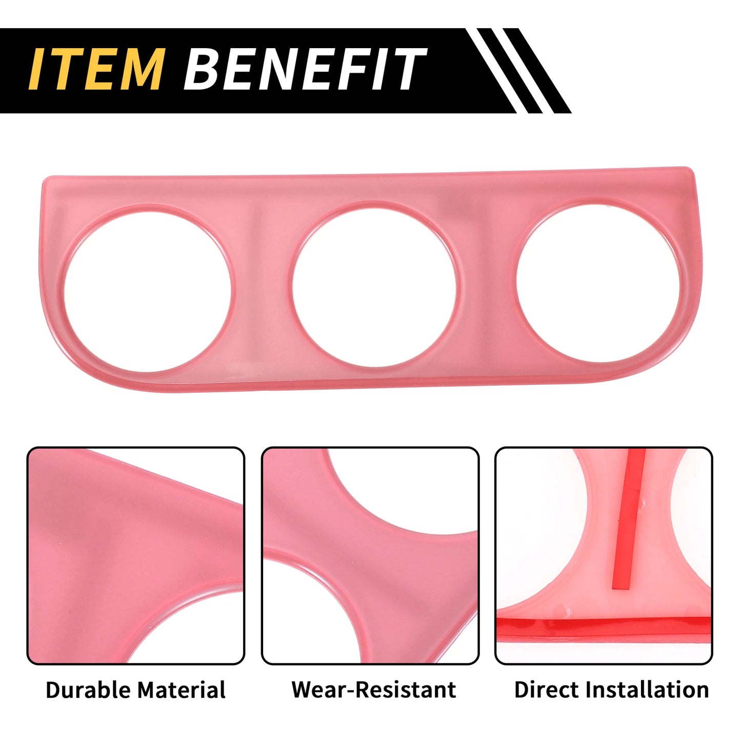 AC Switch Button Control Cover Trim for Jeep Wrangler JK (2011-2017) Pink