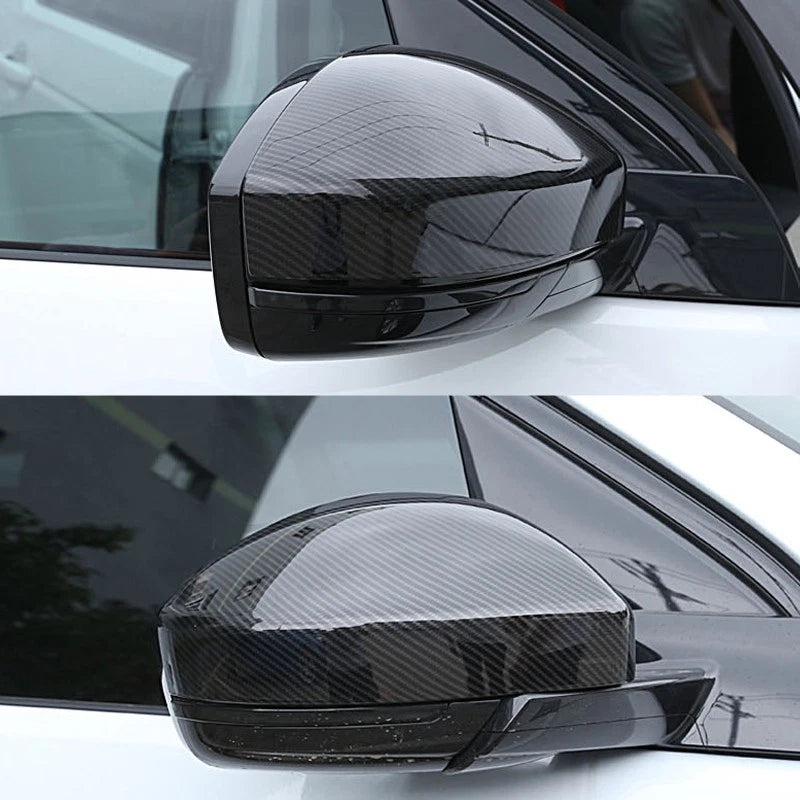 Carbon Fiber Rear Mirror Cover Caps for Range Rover Velar (2017-2018)