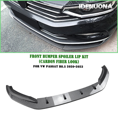 Front Bumper Spoiler Lip for VW Passat B8.5 (2020-2023)