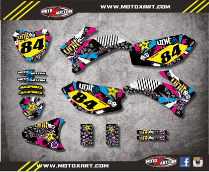 RUSH STYLE Full Sticker Kit for Yamaha TTR 110 (2000-2026)
