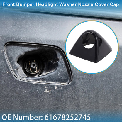 Front Left Washer Nozzle Cover for BMW X5 (2000-2003) Black