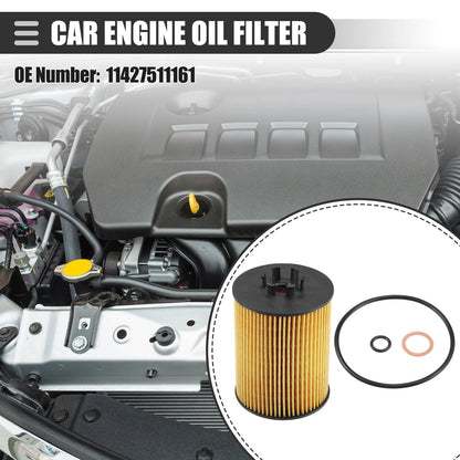 Engine Oil Filters Set for BMW 545i 645Ci 745i (2004-2006)