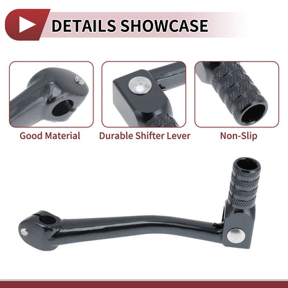Folding Motorcycle Gear Shifter Lever for Honda CRF50 Titanium Tone